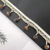 Novo Estilo Étnico Pequeno Fragrante Retrô Concha Pérola Borla Renda Fita DIY Acessórios Dinastia Han Decoração de Saia