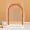 Celebridade da Internet Espessada Saco para Assar Takeaway Saco para Molho Saco Transparente Saco Tote com Alça Saco para Cavar Estilo ins Salada Pão Bolo Torta de Ovo