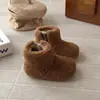 Botas de Piel para Niñas 2026 Invierno Nuevas Botas de Nieve Cálidas para Niños Botas de Algodón para Bebé Lindas Botas Cortas con Forro Polar para Niñas
