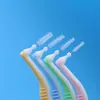 Fabricantes para Adultos y Niños con Cepillo de Dientes Ortodóntico Cepillo Interdental en Forma de L Limpieza Dental Cepillo Interdental