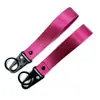 Llavero de color sólido creativo sin etiqueta colgante para llave de motocicleta hebilla chicklemouth cinta multicolor colgante de cinta