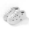 Nuevos Zuecos de Suela Gruesa para Mujer Verano Interior Hogar Oficina Medias Pantuflas Playa Exterior Zapatillas de Punta con Tacón Alto