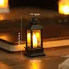 Lâmpada a Querosene Retrô Luz Noturna de Vela Digital Atmosfera de Natal Enfeites de Vela LED Decoração de Mesa