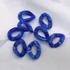 DIY acrílico degradado 30*21mm hebilla de cadena abierta plana cadena para bolso de mano material para llavero de ropa