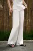 Conjunto "Aguas Blancas"~ Top sin mangas de cuello redondo, holgado, adelgazante / Pantalones casuales para mujer en verano, perezoso, relajado, cómodo