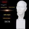 Estátua de gesso Brant, retrato de cabeça de velho, material de ensino de gesso, esboço de exame de arte, material de ensino por atacado