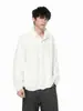 Mtlclothes Ropa para Hombre Atmosférica Cuello Semi Alto Perezoso Jacquard Estilo Coreano Holgado Cárdigan Suéter de Punto