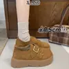Zapatos de mujer estilo Birkenstock, de cuero genuino, suela gruesa, con plataforma, totalmente cerrados, colección otoño 2026, versátiles, ligeros, mocasines casuales