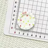 Plato de Dibujos Animados Lindo con Encaje y Puntos Juguete de Comida Hecho a Mano DIY Pegamento de Crema Resina Pequeños Accesorios Materiales para Joyería