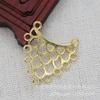 Accesorios de Joyería de Cobre Conservador de Color Fénix Hecho a Mano DIY Colgante Colgante Chapado 24*25mm Horquilla Corona para el Cabello Estilo Antiguo B2605