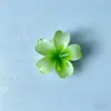 Nuevo Clip para el Cabello Estilo Europeo y Americano, Colorido Degradado, Forma de Corazón, Plumeria, Estilo Festivo para Sesiones de Fotos, Dulce y de Hada, para la Parte Posterior de la Cabeza