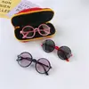 Gafas de sol redondas con letras para moda infantil, Gafas con protección UV para niños y niñas, Gafas de sol para niños, Gafas de sol de moda estilo coreano