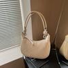 Bolso Nuevo Estilo 2026, Bolso Cruzado Sencillo y Versátil para el Trabajo para Mujer, Bolso de Mano Plegado Tipo Empanada de Estilo Coreano de Alta Gama