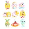 Acessórios de resina dos desenhos animados Bob Esponja DIY Material artesanal Bolsa Acessórios para o cabelo Hairpin Cream Glue DIY Patrick Star Acessórios