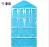 Bolsa colgante para guardar ropa interior, para colgar en la pared del hogar, para calcetines, armario, ropa interior, sujetador, bolsa colgante de doble cara