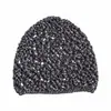 Red para el Cabello Transfronteriza, Gorra de Red Africana, Red para el Cabello de Colores para Mujer, Gorra de Red Tejida Hueca Hecha a Mano, Gorra de Red Elástica Alta Invisible para Poner