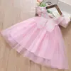 Vestido de Princesa para Niña Gasa Arcoíris Vestido Pequeño Bolsa para Vestido Vestido Tirantes Alas Estéreo Hada Vestido Estilizado