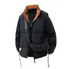 Chalecos de doble cara para otoño e invierno para hombres y mujeres, chaquetas cálidas de moda acolchadas de algodón plumón para parejas