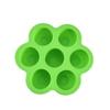 Caixa suplementar de silicone para bebê Caixa de suplemento alimentar de silicone Processamento de 7 furos DIY sorvete molde de gelo