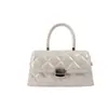 Bolso con Patrón de Diamantes para Mujer 2025 Modelo Nuevo Bolso de Alta Gama de Gran Capacidad Bolso con Cadena para el Hombro Bolso Cruzado Bolso Cuadrado Pequeño