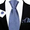 Conjunto de Corbata de Tres Piezas para Hombre 8cm Ropa Formal de Negocios Corbata Bordada Jacquard de Seda de Poliéster Logo Corbata Atada a Mano Personalizada