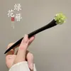 Grampo elegante e versátil de ginkgo para cabelos finos, grampo em U de nicho para a parte de trás da cabeça, grampo em forma de crescente