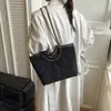 Bolso de mano informal con cadena de rombos para mujer 2025 Otoño Nueva Moda Pequeño Estilo Chanel Estilo Perezoso Bolso de Hombro Cruzado