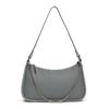 Bolso de hombro informal de color sólido para mujer, estilo coreano, elegante, sencillo, con cadena, combinable con todo, venta al por mayor transfronteriza