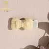 Acessórios de Cabelo Fofos de Nova Moda Europeus e Americanos Meninas Presilha de Cabelo Laço Dopamina Grampo Lateral para Franja Infantil Clipe Lateral para Bebê