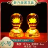 Lámpara de Loto Nueva 2025 Lámpara de Guanyin Buda Salón Budista Buda Colorido Larga Duración Cristal LED Enchufe Lámpara para el Hogar
