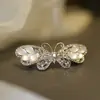 Aleación Moda Imitación Ojo de Gato Pinza de Resorte Pinza Superior Elegante Pinza Horizontal Pinza Versátil Pasador Pasador Accesorios para el Cabello de Dama Tocado