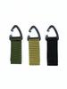 Hebilla colgante de mochila de cinta de nailon táctica para exteriores, hebilla triangular de un solo punto, hebilla de escalada multifuncional, accesorios tácticos, llavero