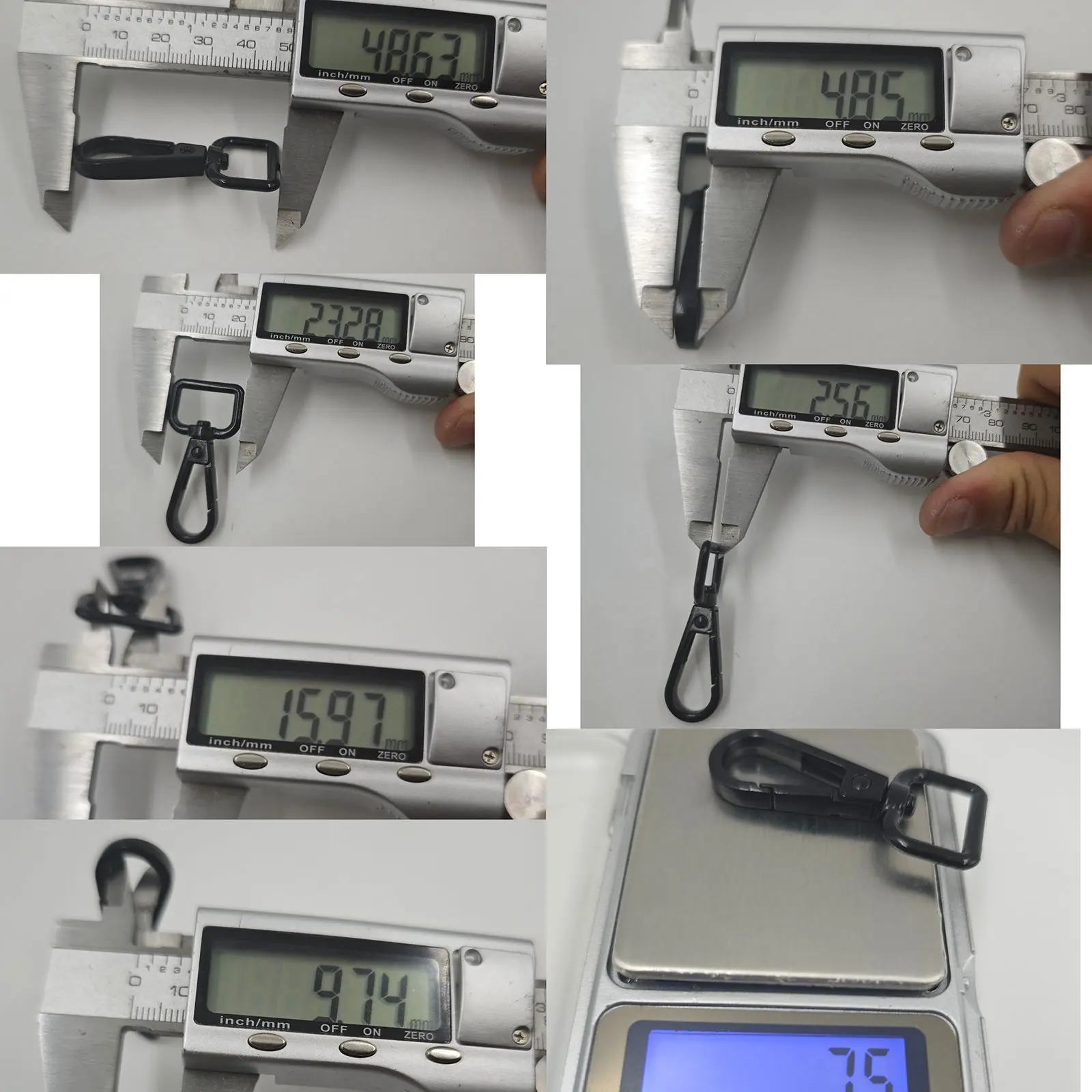 锌合金钩扣狗扣方尾板扣