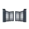 Puerta corredera lineal, Puerta corredera segmentada, Puerta retráctil eléctrica de aleación de aluminio, Patio, Fábrica, Escuela, Puerta plegable suspendida