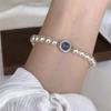 Recomendação popular: Pulseira Sereia Estilo Oceano, Linguagem de Tubarão, Pérola Imitada Azul Marinho, Pulseira de Casal Levemente Luxuosa e Exquisita