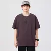 Camiseta de Manga Corta para Hombre Edición Especial Mark Fairwhale 2026, Nuevo Estilo Veraniego, Bordada, Versátil, Manga Media, Camiseta de Cuello Redondo de Moda
