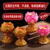 Lámpara de loto lámpara de vela de loto loto brotante lámpara de mantequilla de loto aceite de cera sin humo sin goteo fabricantes de velas domésticas