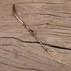 Quemador de Incienso Tostador de Té Hecho a Mano de Cobre Patrón de Flor de Ciruelo Martillado Mango de Cuerda de Cáñamo Trenzada Retro Tostador de Té Accesorios para Ceremonia de Té Kung Fu
