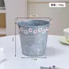 Artículos Varios de Jardinería: Maceta de Hierro Estilo Vintage, Regadera Estilo Ins, Maceta para Plantas Suculentas Decoración de Interior de Arte en Hierro
