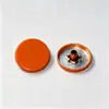 Botones de presión metálicos de colores con acabado de pintura en aerosol plano para chaquetas, cortavientos y chaquetas de plumas, Botones decorativos con paneles de aleación de zinc