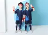 Roupa de Futebol conjunto Masculino Adulto Roupa de Treinamento de Equipe Infantil Esportiva Manga Curta Roupa de Bola Estudante do Ensino Médio Camisa de Competição FB01