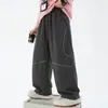 Pantalones Largos Holgados de Otoño para Niños 2026 Estilo Nuevo, Pantalones Rectos para Niños Mayores, Pantalones Casuales Versátiles para Niños en Primavera y Otoño, Modernos