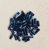 Cuentas Tubulares Acrílicas con Degradado de 18x7 mm Transfronterizas Europeas y Americanas para Pulsera, Collar, Calzado, Ropa, Accesorios, Venta al por Mayor