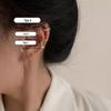 Niche Design Advanced Ear Bone Clip Light Luxury Ear Clip sem furos para orelha Brincos retrô femininos 2024 Novos brincos quentes