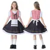Ropa colorida para niñas, Vestido Dirndl, disfraz étnico de festival bávaro para niños, suministro transfronterizo