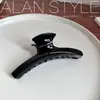 ALAN Japón Corea del Sur Francia Ácido Acético Francés Agarre para Cabello Rizado Estampado de Leopardo Pinza Grande Pinza para el Cabello Pinza de Tiburón Niños