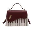 Bolso Nuevo para Mujer 2024 Bolso de Hombro Cruzado de Moda Estilo Coreano Patrón Teclas de Piano Bolso Cuadrado Pequeño Bolso de Mujer de Moda Transfronterizo