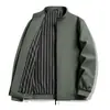 Chaqueta de estilo nuevo para hombre, primavera y otoño, chaqueta de cuello de otoño para hombre de mediana edad, chaqueta de otoño para hombre de negocios