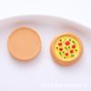 Nuevo Artificial KT Pizza Juguete de Comida diy Pegamento de Crema Carcasa para Teléfono Móvil Horquilla para el Cabello para Niños Parche Decorativo para Refrigerador Accesorios de Resina