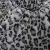 Venta al por mayor de fábrica Tela para ropa de chaqueta cálida de otoño e invierno, terciopelo granular con estampado de leopardo de trigo, terciopelo estampado, 400 g, engrosada